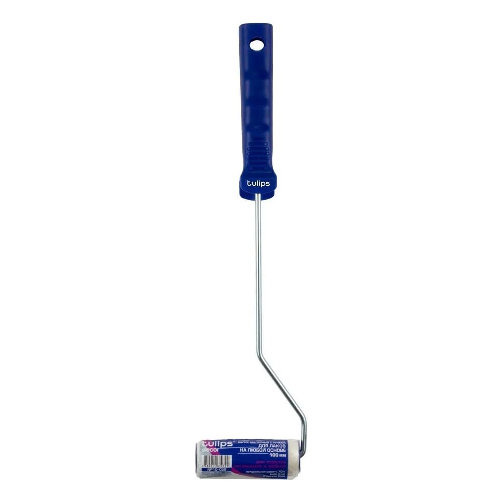 Изображение товара Валик Tulips Tools для малярных работ, велюр, 100 мм, NP10-059