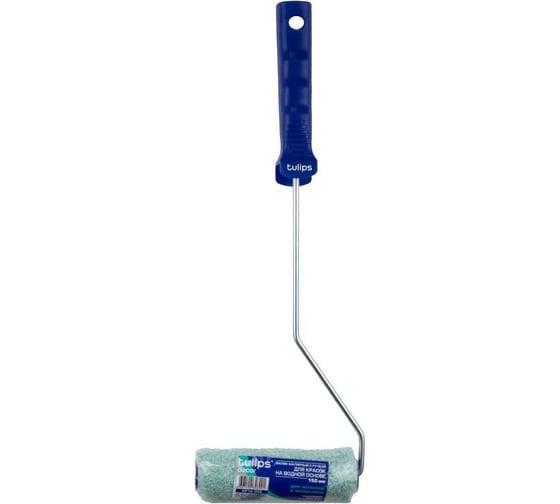 Изображение товара Валик Tulips Tools Tulips decor Microfiber с рукояткой, микрофибра, 150 мм, ворс 9 мм NP10-042