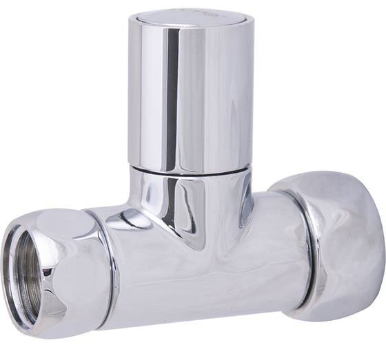 Изображение товара Кран для полотенцесушителя Gappo прямой, ВР- ВР, хром 2 шт. в комплекте 1/2"F x 3/4"F G479.0405
