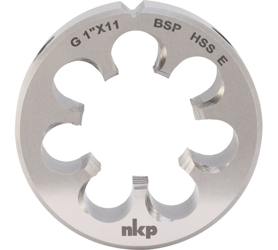 Изображение товара Плашка трубная NKP G(BSP) 1,0-11 DINEN24231 HSSE 55 65x18мм 188001-N2-3139