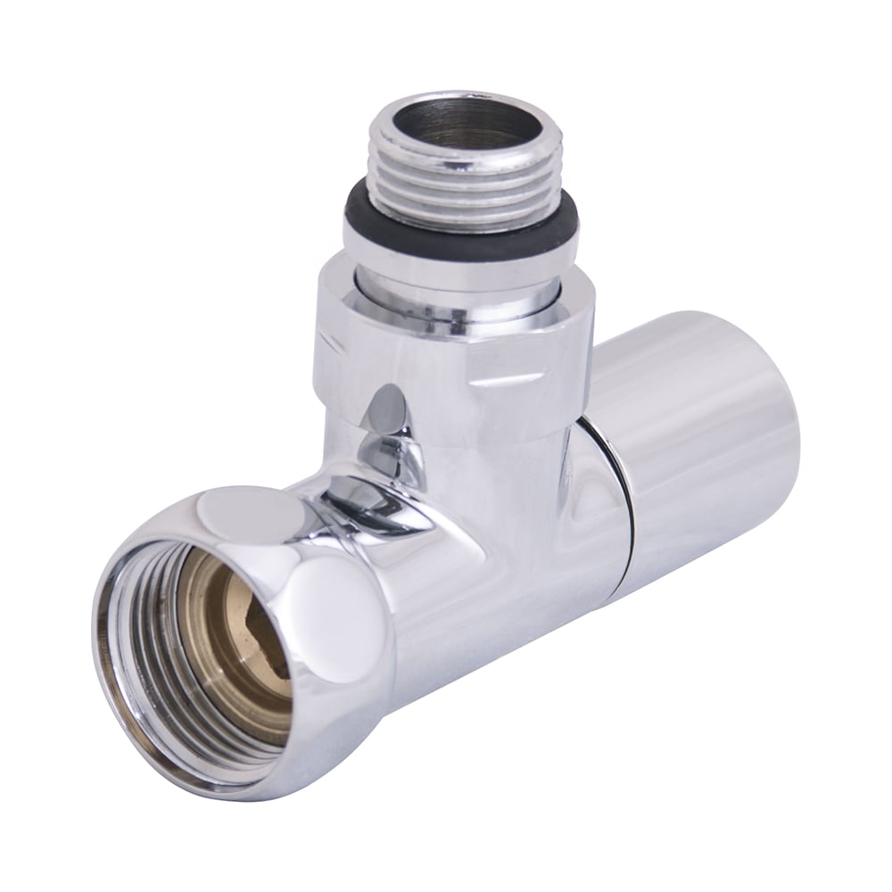 Изображение товара Комплект угловых кранов Gappo для полотенцесушителя 2 шт хром 1F-3/4M НР-ВР