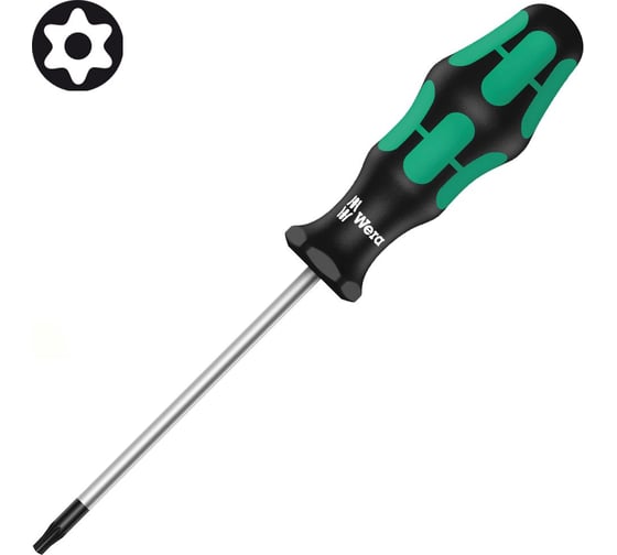 Изображение товара Отвёртка WERA 367 TORX BO с отверстием, TX7x60 мм WE-138257