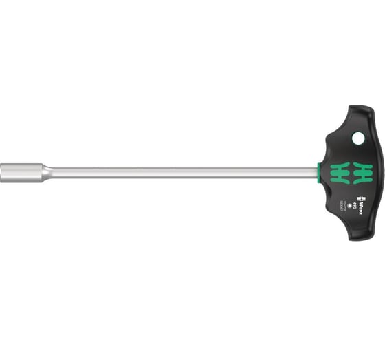 Изображение товара Отвёртка торцевая с внутренним шестигранником WERA 495 с Т-образной рукояткой, 10x230 мм, с отверстием для подвеса WE-023387