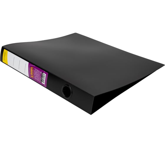 Изображение товара Папка с кольцами INFORMAT А4 2 кольца 700 мкм 40 мм черный пластик NP50-40Bk