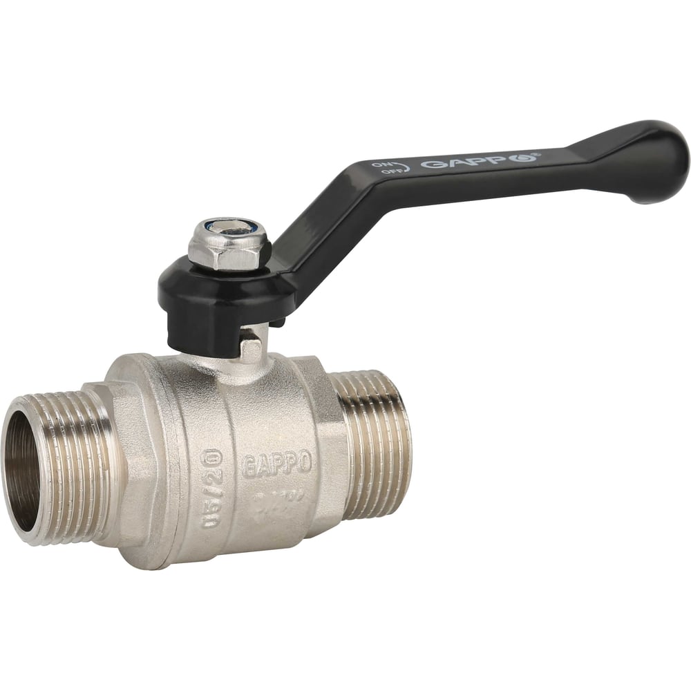 Изображение товара Шаровой кран Gappo полнопроходной НР-НР 3/4" рычаг из алюминия