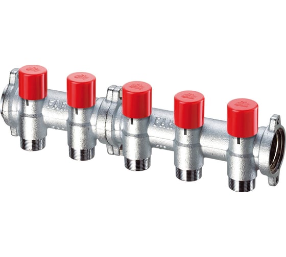 Изображение товара Коллектор запорный фланцевый FAR 1 с 4 отводами М24х19 FK 3915 C104RU