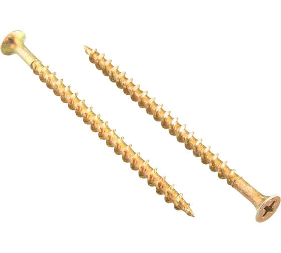 Изображение товара Саморезы по дереву BOWT желтые 4,2х76 200 шт Z02255