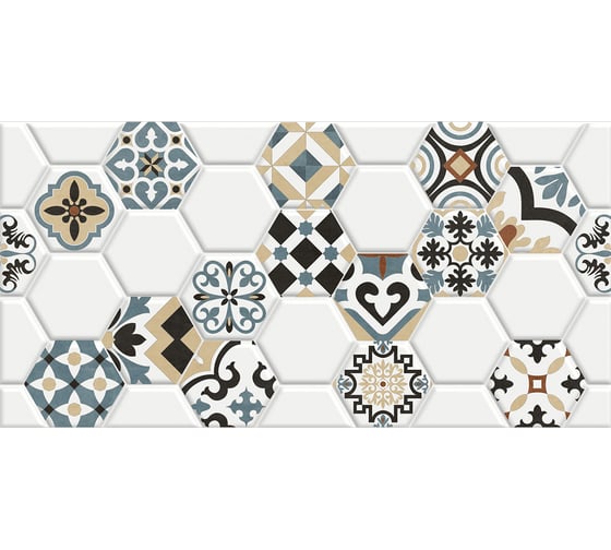 Изображение товара Плитка настенная New Trend Edelweiss Pattern 300x600x9, 1,8м2, разноцветный WT36EDW55