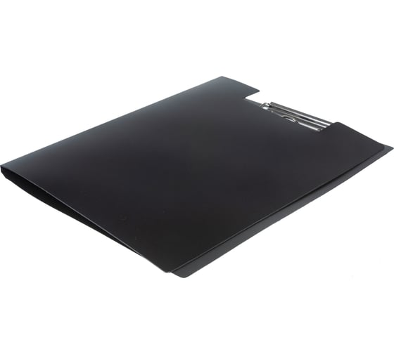 Изображение товара Вертикальный планшет INFORMAT А4 пластик двусторонний PVC черный с крышкой NM3310