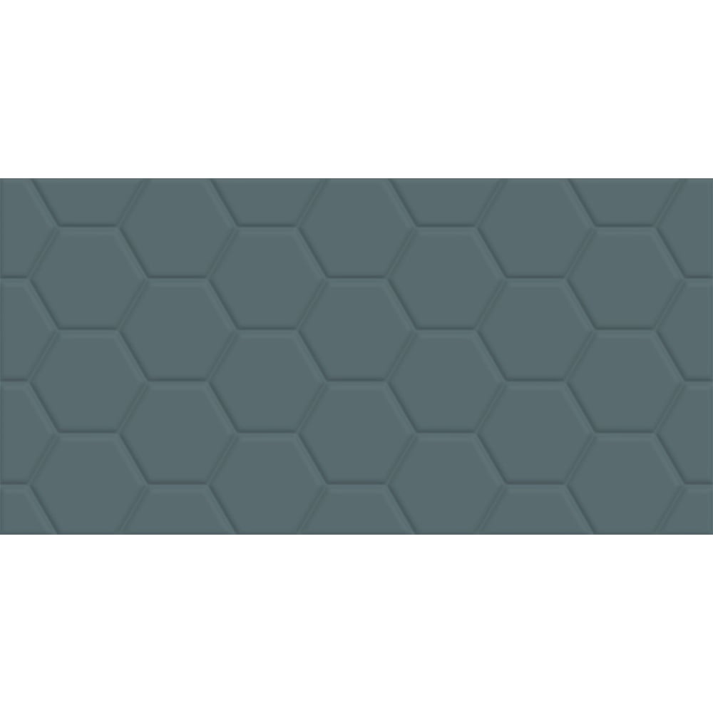 Изображение товара Плитка настенная New Trend Edelweiss Hexagon Blue 300x600 мм глазурованная