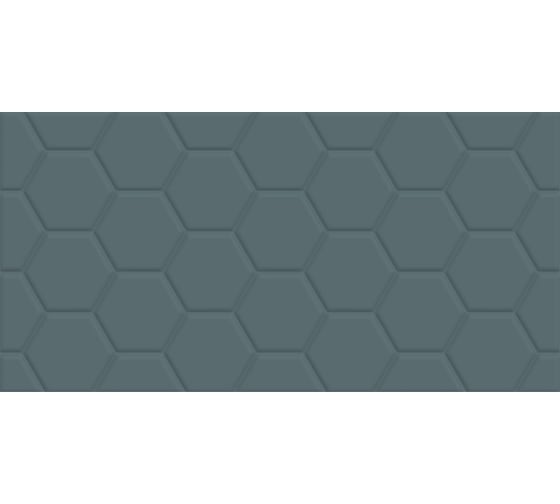 Изображение товара Плитка настенная New Trend Edelweiss Hexagon Blue 300x600x9, 1,8м2, синий WT36EDW23