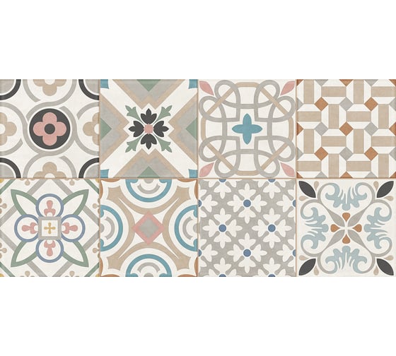 Изображение товара Плитка настенная New Trend Design Art Mix 2 300x600x9, 1,08м2, разноцветный WT36DST18