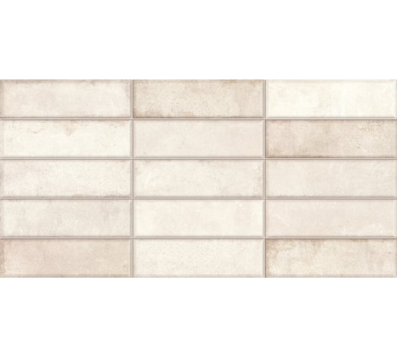 Изображение товара Плитка настенная New Trend Elbrus Brick Crema 300x600x9, 1,8м2, бежевый WT36ELR11