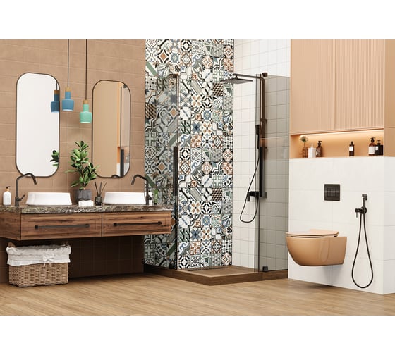 Изображение товара Плитка настенная New Trend Design Art Bronze 300x600x9, 1,08м2, коричневый WT36DST31