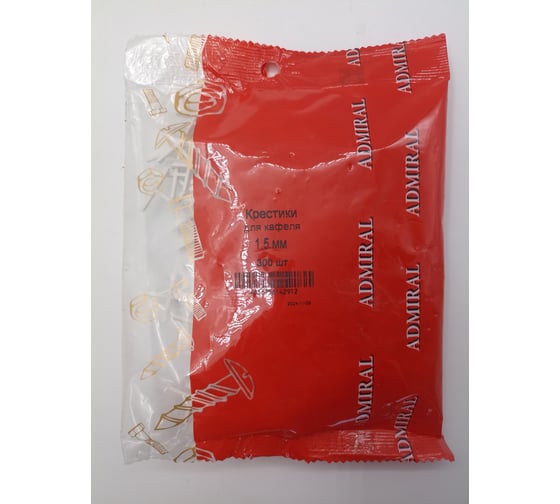 Изображение товара Крестики для кафеля ADMIRAL Admiral Stars 1.5 мм, фас.300 шт 54413143