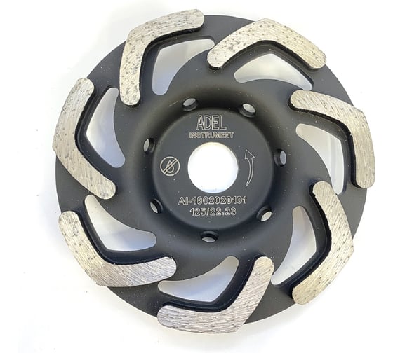 Изображение товара Чашка алмазная Adel Instrument Boomerang Ø125x22,2 мм AI-1802020101