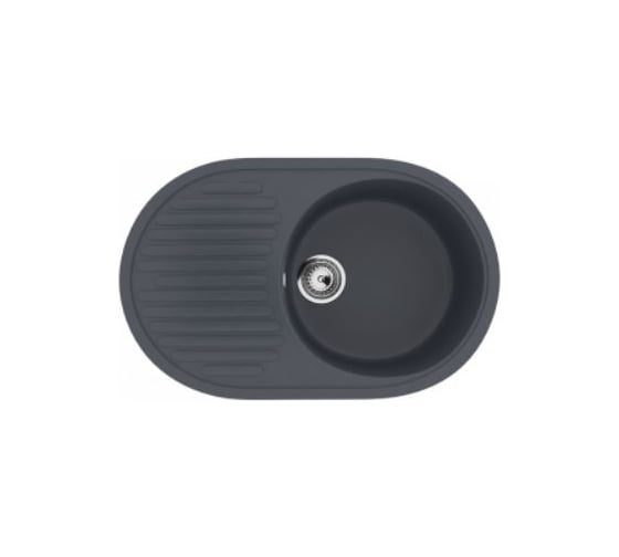 Изображение товара Кухонная мойка ULGRAN U-107 цвет: антрацит U-107-343