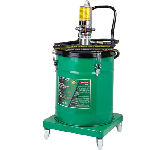 Изображение товара Нагнетатель смазки пневматический перекатной Rockforce (объем бака 35л) RF-TRH30 MST(61672)