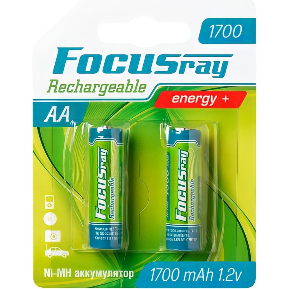Аккумулятор Focusray аккумулятор focusray 1700 mah aa 2 24 288