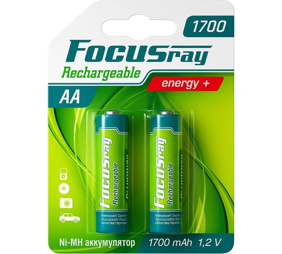 Изображение товара Аккумулятор Focusray 1700 mAH AA 626188