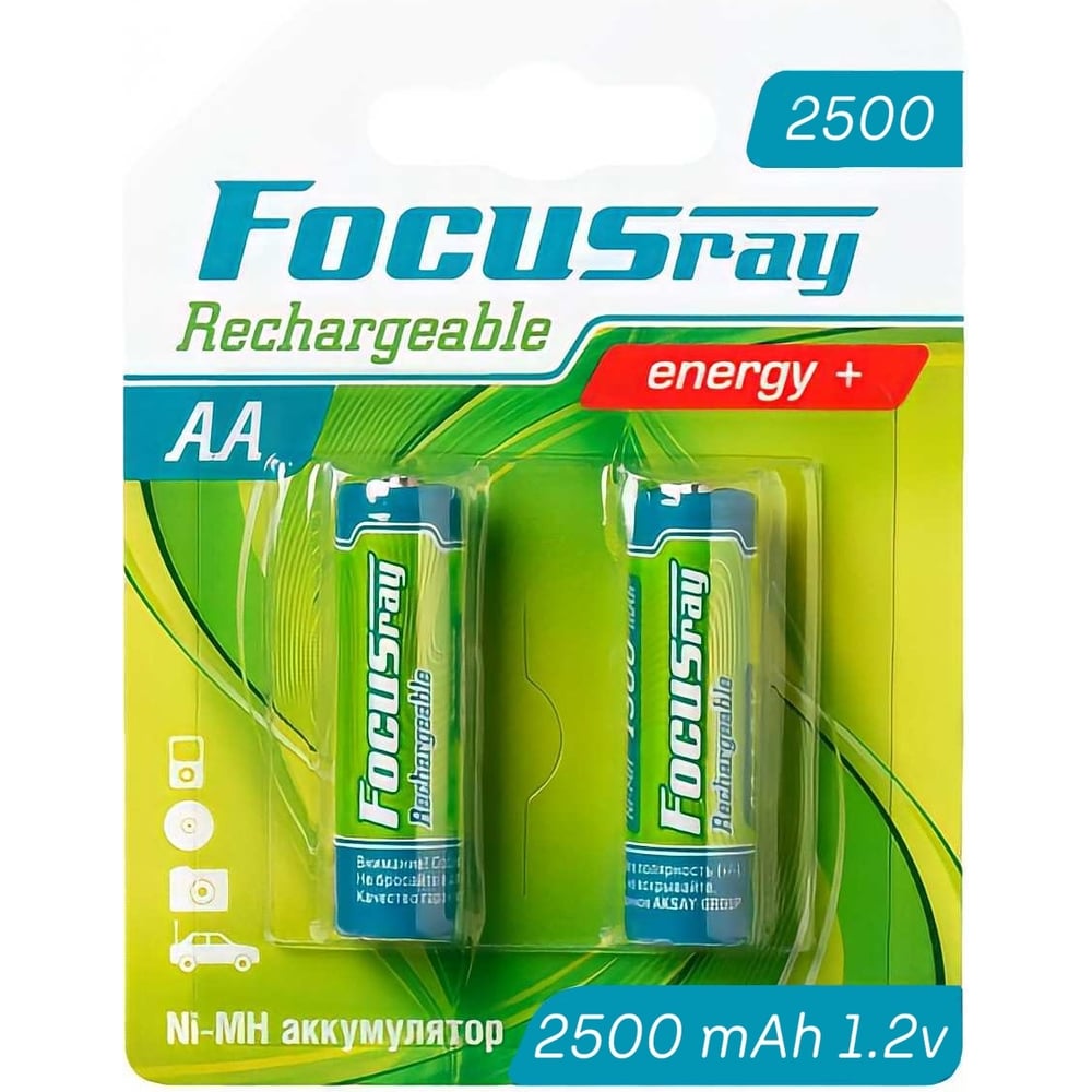 Аккумулятор Focusray аккумулятор focusray 2500 mah aa 2 24 288