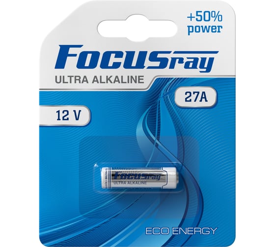 Изображение товара Батарея алкалиновая высоковольтная Focusray ULTRA ALKALINE 27A BL1 арт. 622555