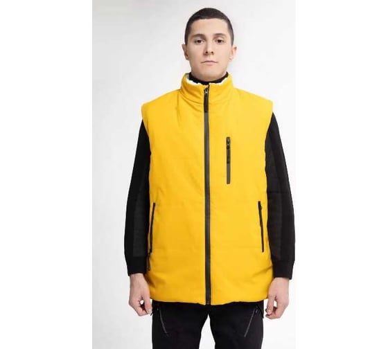 Изображение товара Жилет мужской утепленный Уралспецзащита цвет горчичный, 56-58/158-164 жил-муж-гор-56-158