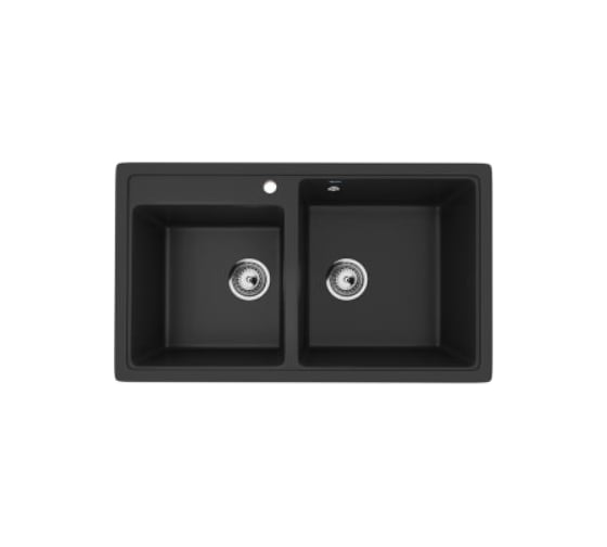 Изображение товара Кухонная мойка ULGRAN U-200 цвет: ультра-черный U-200-344