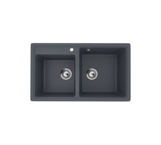 Изображение товара Кухонная мойка ULGRAN U-200 цвет: антрацит U-200-343