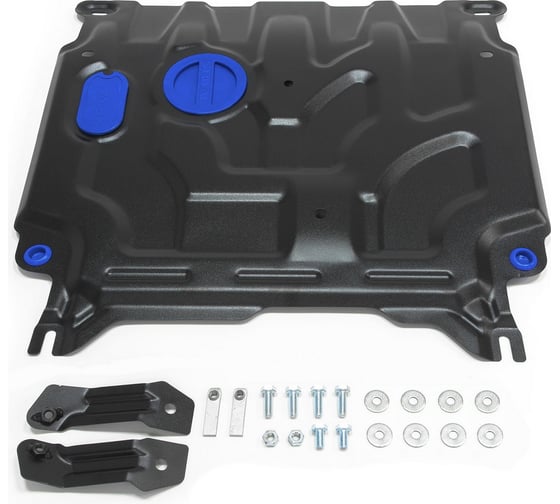 Изображение товара Защита картера и КПП Rival для Hyundai Solaris II V - 1.4; 1.6 2017-2020/Hyundai Sola 111.2369.1