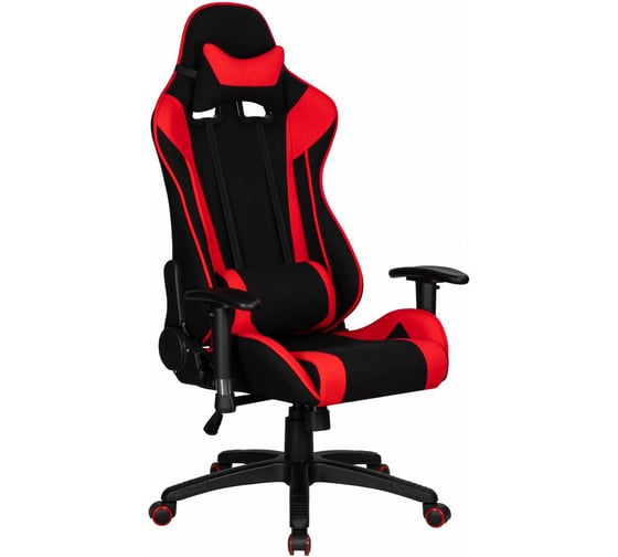 Изображение товара Игровое кресло DOBRIN DALLAS цвет сиденья черно-красный, цвет основания черно-красный LMR-131B_P_TT-black-red