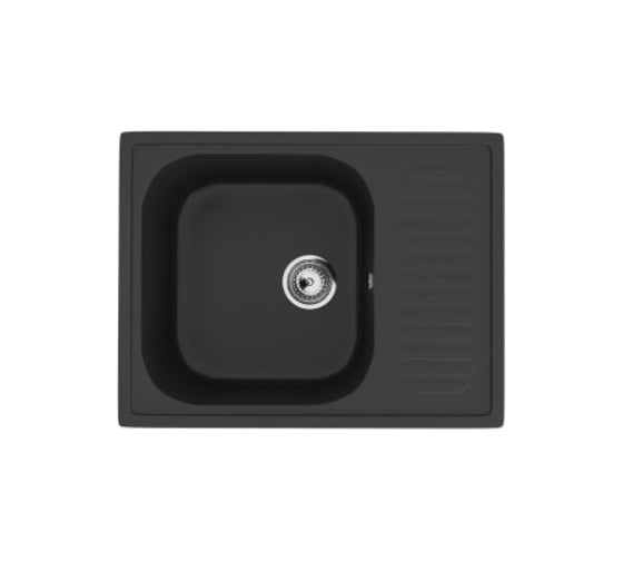 Изображение товара Кухонная мойка ULGRAN U-202 цвет: ультра-черный U-202-344