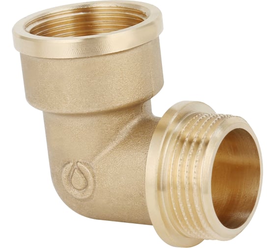 Изображение товара Угольник 90 ВР-НР латунный Gappo 1/2" (уп. из 10 шт.) G1207.04