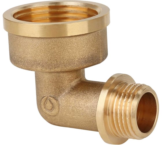 Изображение товара Угольник 90 ВР-НР латунный Gappo 3/4" х 1/2" (уп. из 5 шт.) G1207.0504