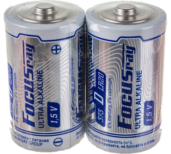 Изображение товара Батарейки Focusray SUPER ALKALINE LR20 S2 629196