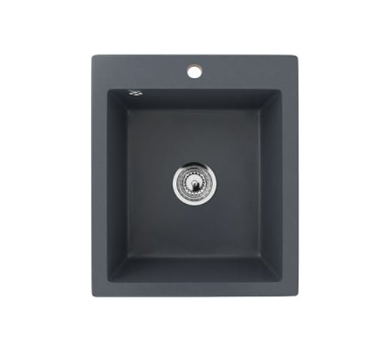 Изображение товара Кухонная мойка ULGRAN U-404 цвет: антрацит U-404-343