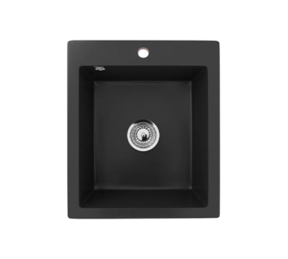 Изображение товара Кухонная мойка ULGRAN U-404 цвет: ультра-черный U-404-344
