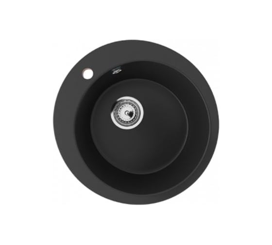 Изображение товара Кухонная мойка ULGRAN U-405 цвет: ультра-черный U-405-344