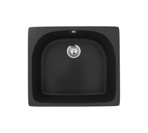 Изображение товара Кухонная мойка ULGRAN U-408 цвет: ультра-черный U-408-344