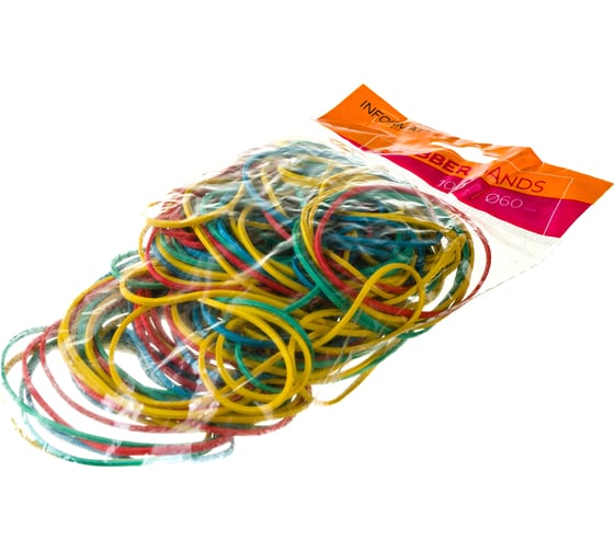 Изображение товара Банковская резинка INFORMAT 6 см 100 гр RBOPP-100