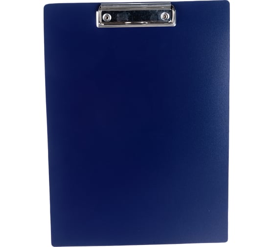 Изображение товара Вертикальный планшет INFORMAT А4 пластик двусторонний PVC синий с зажимом NM3012B