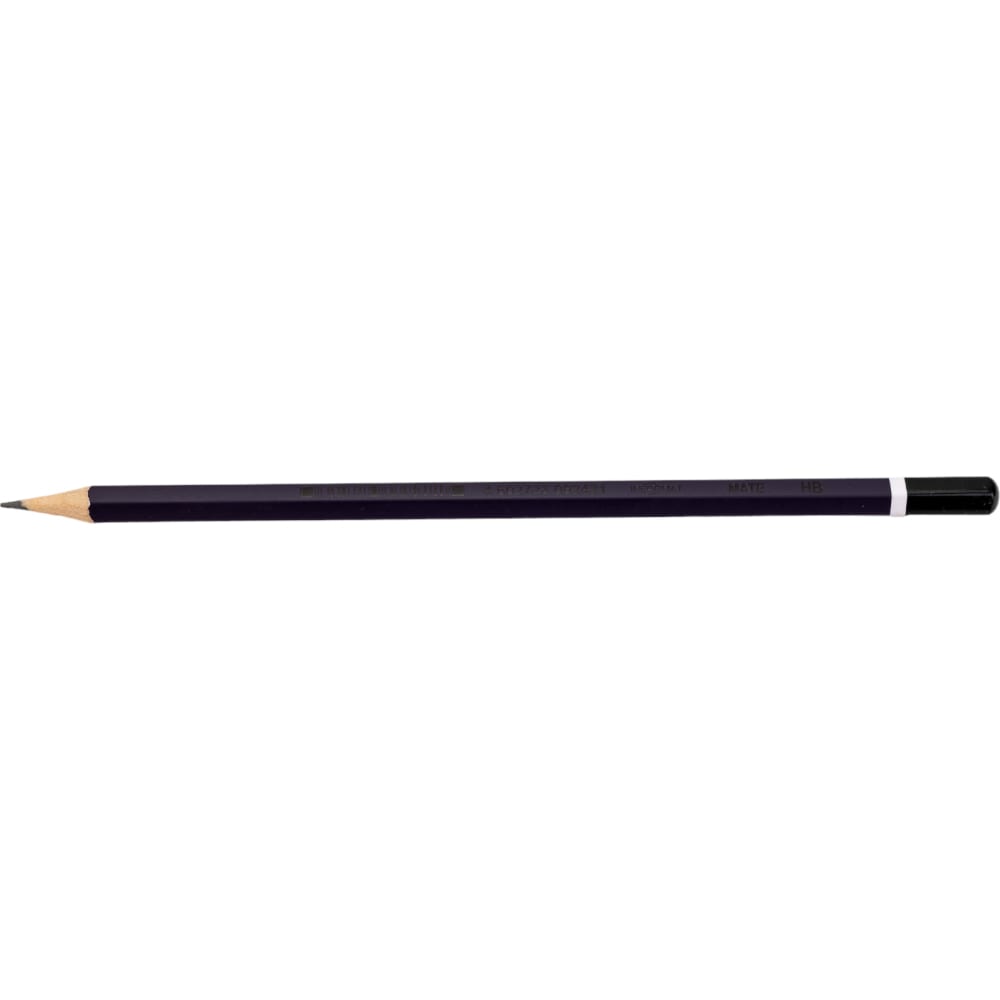Заточенный чернографитный карандаш INFORMAT карандаш чернографитный твёрдость нв звезды с ластиком корпус треугольный заточенный микс в тубусе