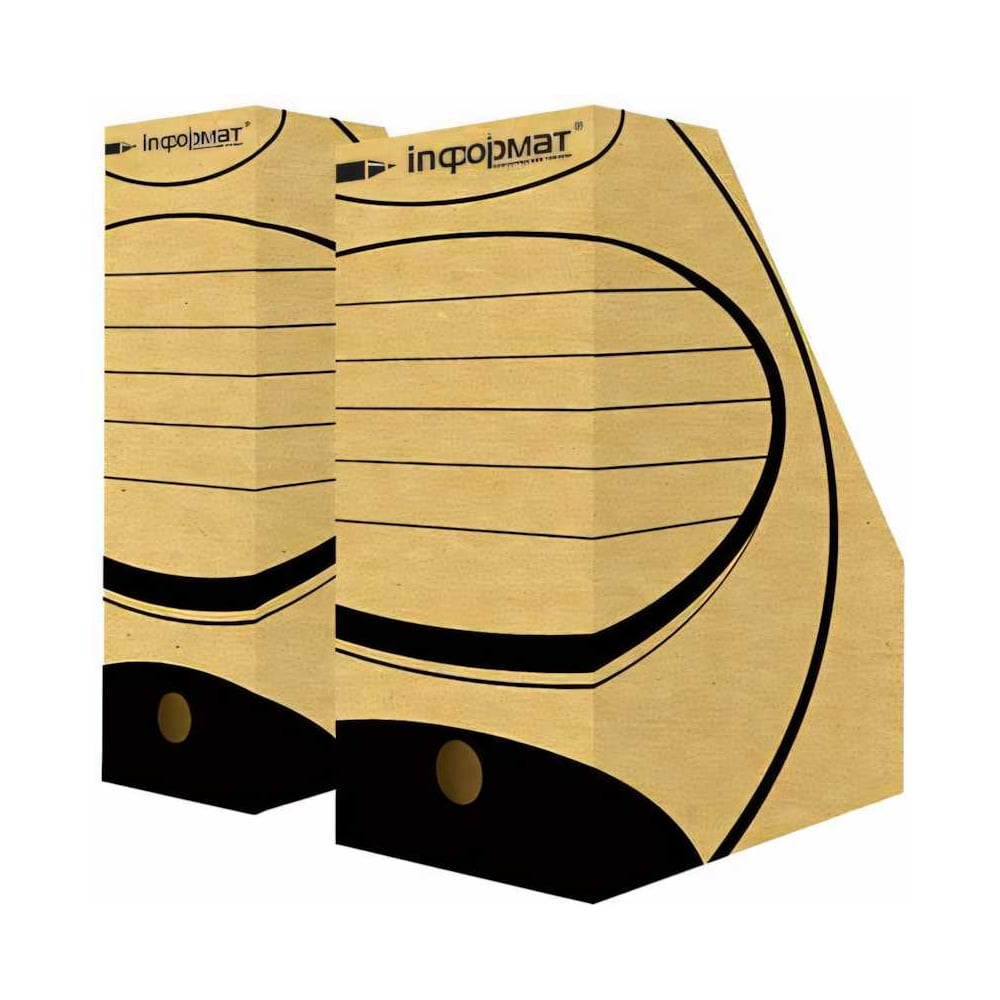 Изображение товара Разборной накопитель для документов А4 INFORMAT серый картон RN00150N