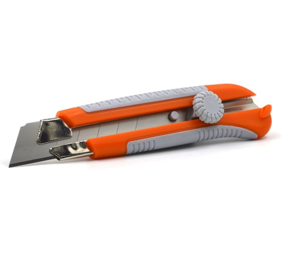 Изображение товара Нож строительный NOVOCRAFT 25 мм, Оптима с фиксатором SD-25-01