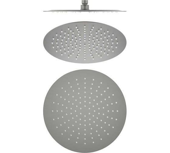 Изображение товара Круглый верхний душ AQUATEK AQ2075BGM 300*2 мм, шлиф. черный хром 00000139726