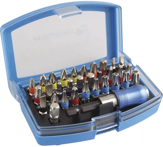 Изображение товара Набор бит с держателем (32 предмета; 1/4") HOEGERT TECHNIK HT1S400