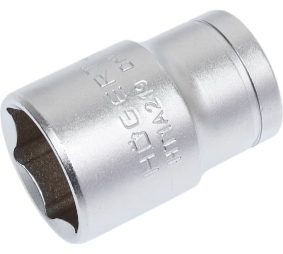 Изображение товара Головка торцевая шестигранная (19 мм; 1/2"; сталь CrV; DIN 3124) HOEGERT TECHNIK HT1A219