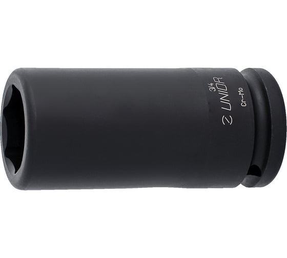 Изображение товара Головка торцевая ударная шестигранная удлинённая (30 мм; 3/4") Unior 3838909079400