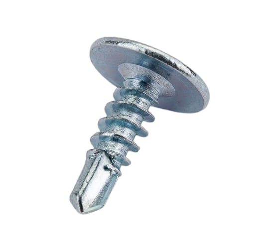 Изображение товара Саморезы ВИРТУОЗ 4,2х13 мм полусферическая головка с прессшайбой сверло 50 шт 02273