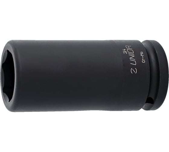 Изображение товара Головка торцевая ударная шестигранная удлинённая (46 мм; 3/4") Unior 3838909079455